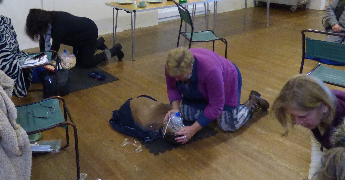 First aid course supported by Durrants
