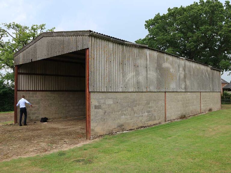 Steel Framed Modern Barn in Suffolk Converted
