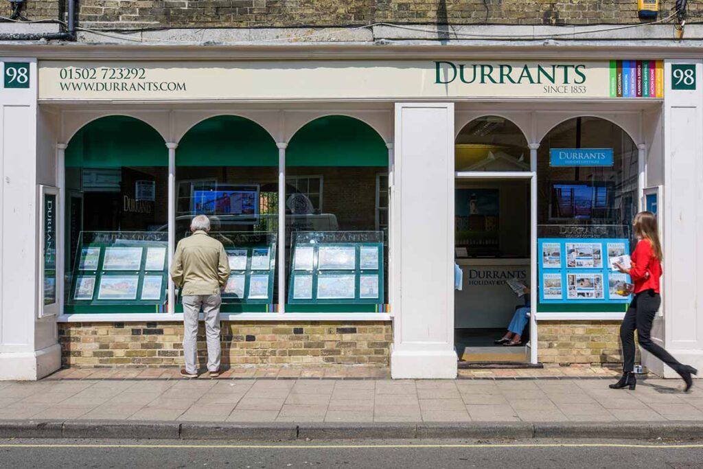 Durrants Estate Agents Office in Southwold | Development Land and New Homes